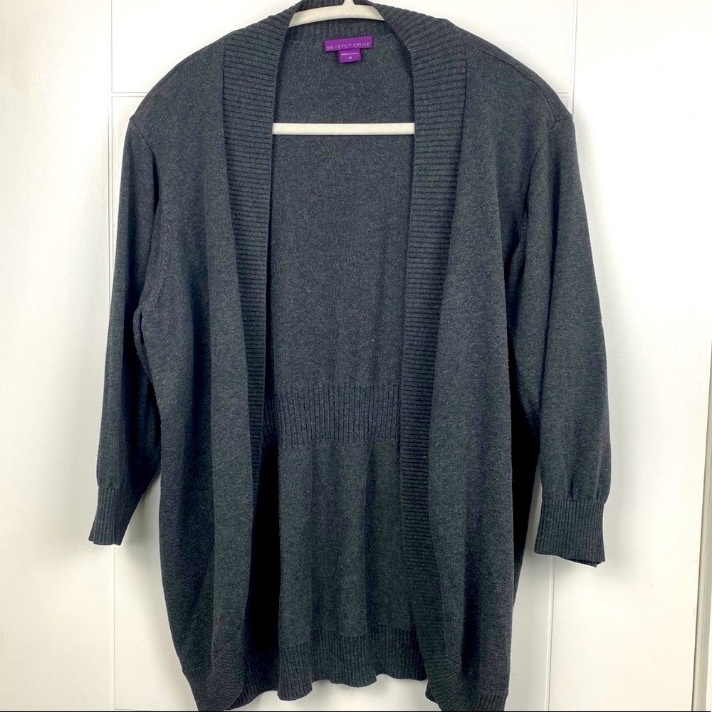 Beverly Drive Open Front Cardigan